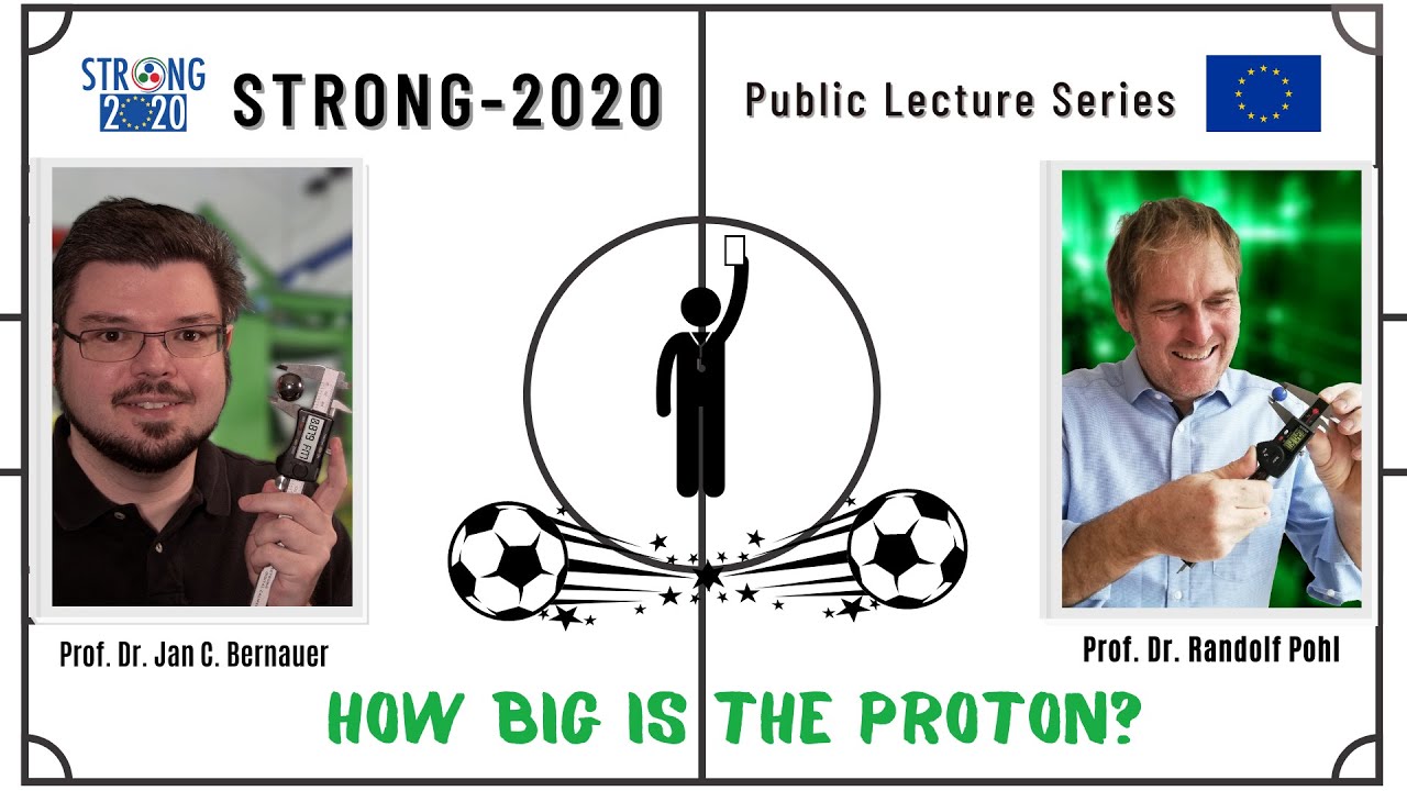 How big is the proton? - Prof. Dr. Jan C. Bernauer and Prof. Dr. Randolf Pohl