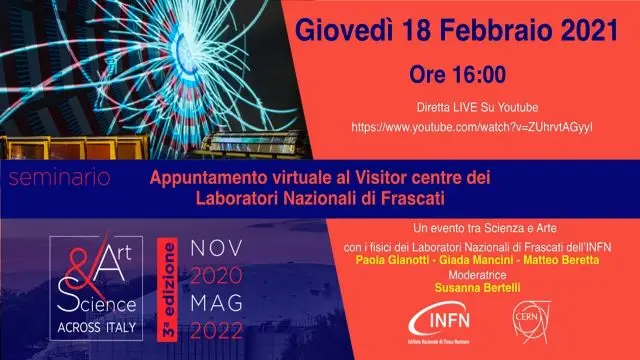 Art&Science Across Italy - Visita guidata online al Visitor Centre dei LNF