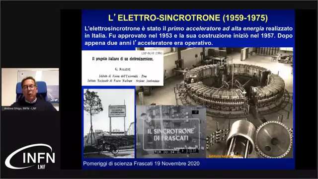 Pomeriggi di Scienza - Storia dei Laboratori Nazionali di Frascati - A. Ghigo
