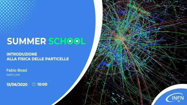 Summer School 2020 – Introduzione alla fisica delle particelle – F. Bossi (INFN-LNF)