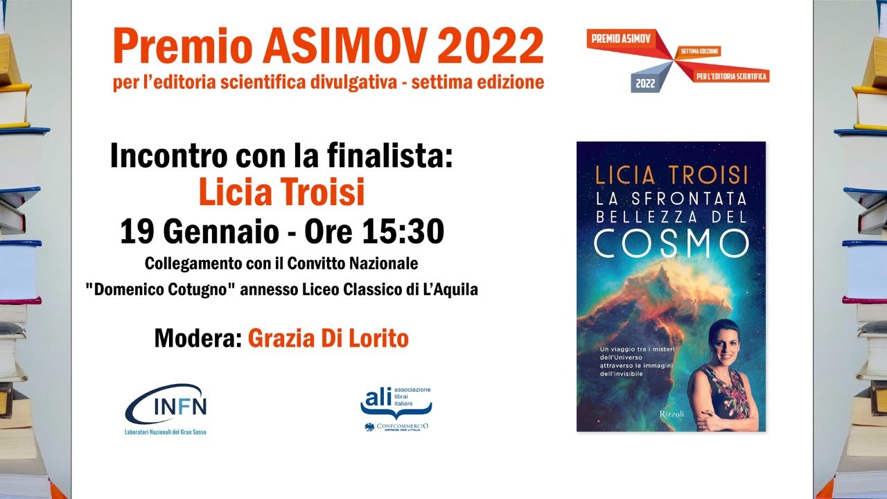 Premio ASIMOV 2022 - Incontro con Licia Troisi
