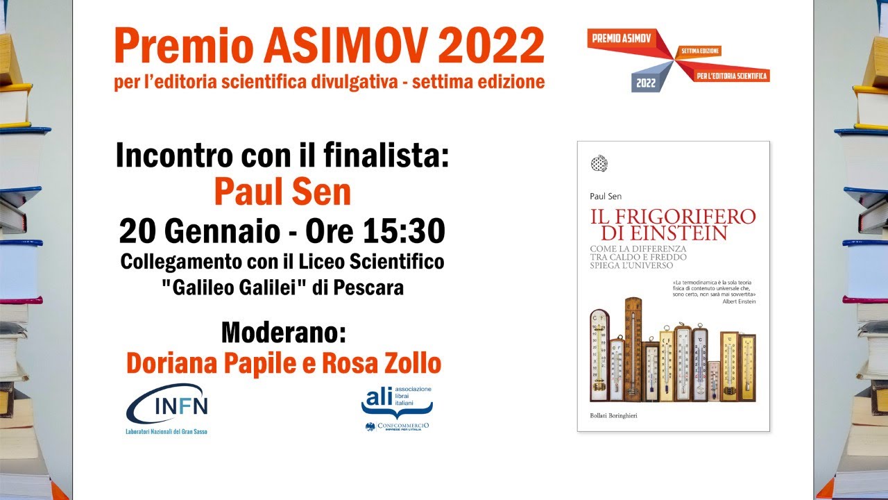 Premio ASIMOV 2022 - Incontro con Paul Sen