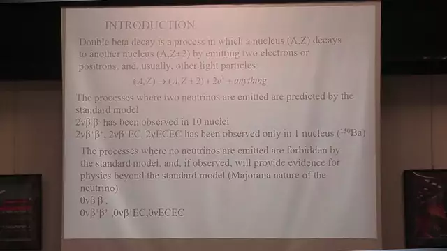 Info-video INFN - Professore Francesco Iachello Università di Yale (USA)