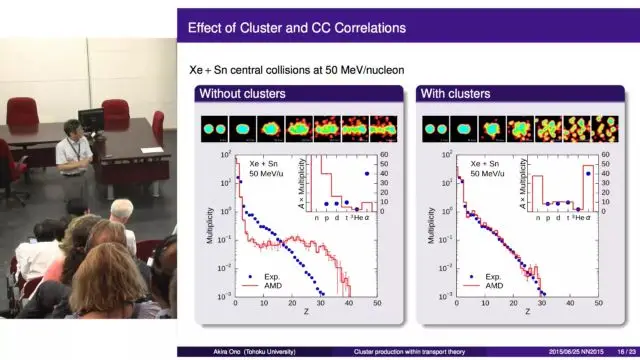 NN 2015 - Cluster production within transport theory