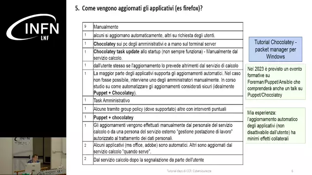 Presentazione questionario sul supporto ai servizi Amministrazione e Direzione