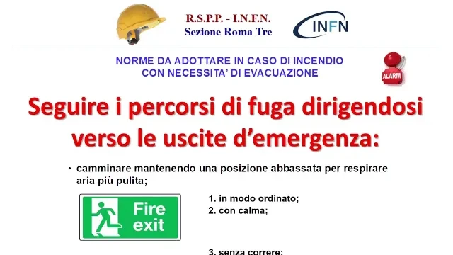 4  Procedure di emergenze in caso di incendio