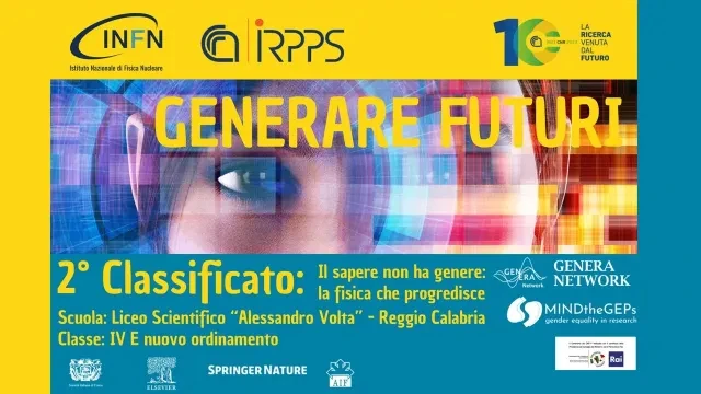 Generare Futuri: Il sapere non ha genere: la fisica che progredisce – 2° Classificato