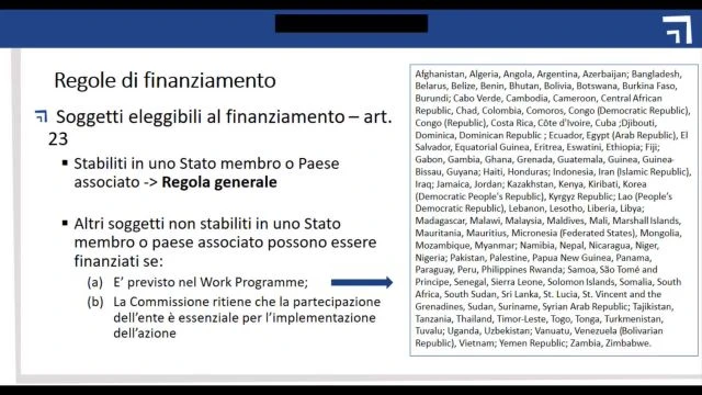 HorizonEurope- Fosuc su Lump Sum, 26/02 prima parte